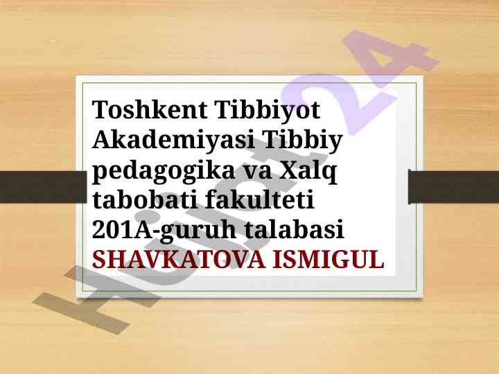 Hazm tizimi faoliyati va oziq moddalarning o‘zlashtirilishi