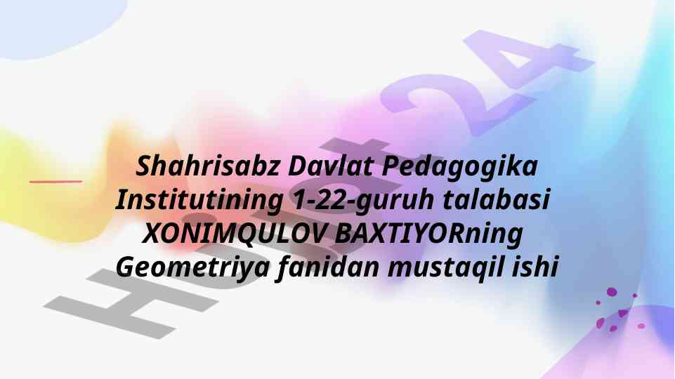 Vektorlar algebrasining tabiat bilan bog'liqligi
