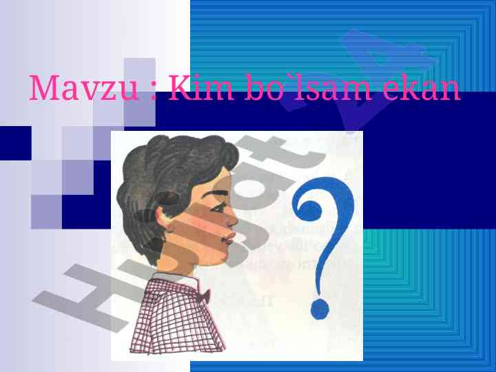 Kim bo`lsam ekan guruhlarga birlashish mashqi