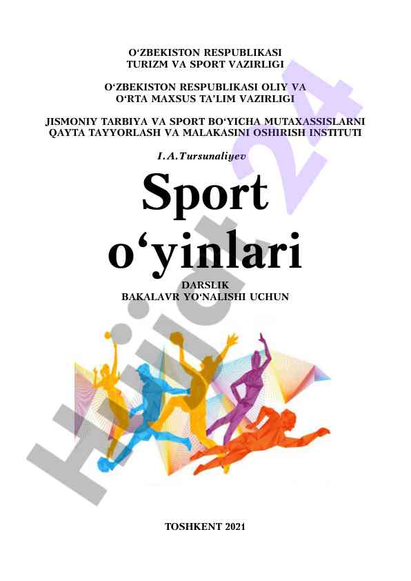 Jismoniy tarbiya va sport bo‘yicha darslik