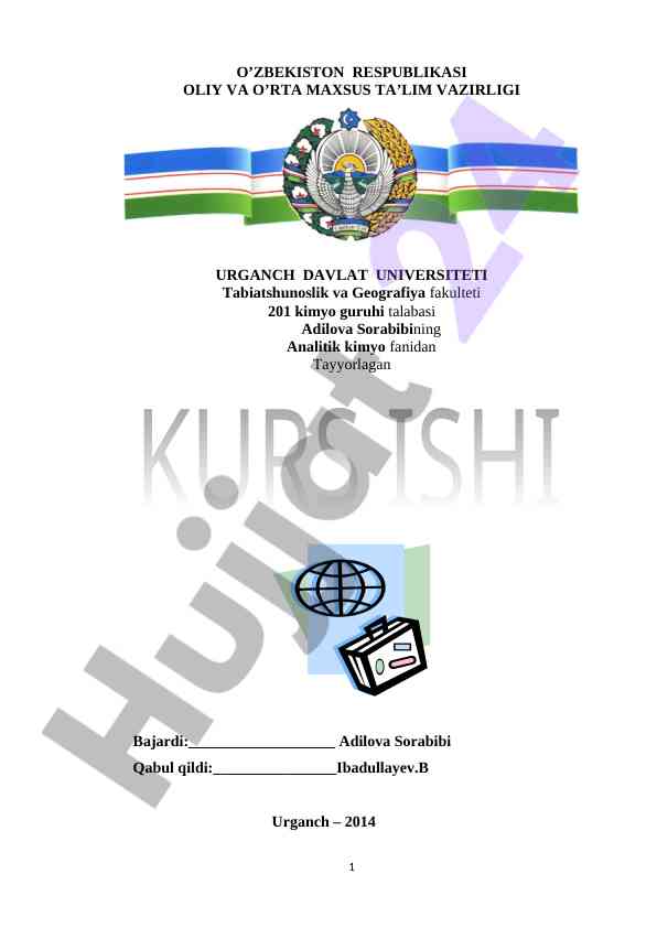 Elektrogravimetriya metodi asoslari va uslublari