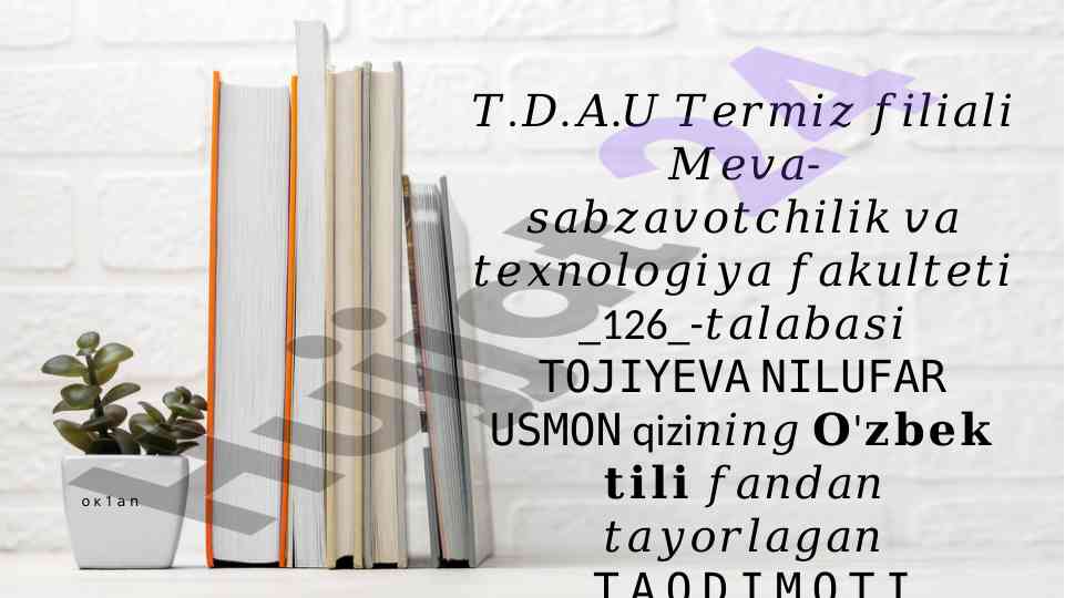 Lug'atlar turi va leksikografiya haqida tushuncha
