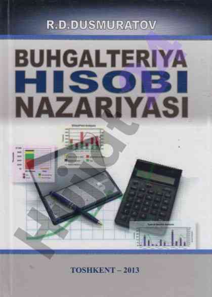 Buxgalteriya hisobi nazariyasi darslik ta'lim ushbu