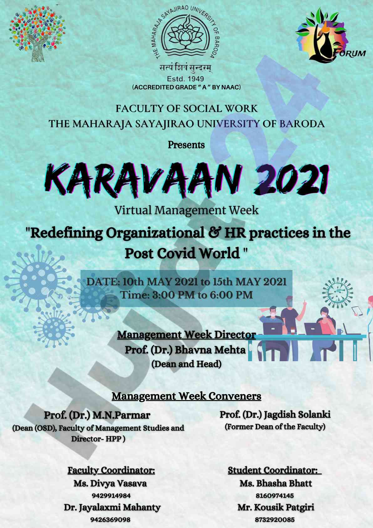 Management week registration details and resources