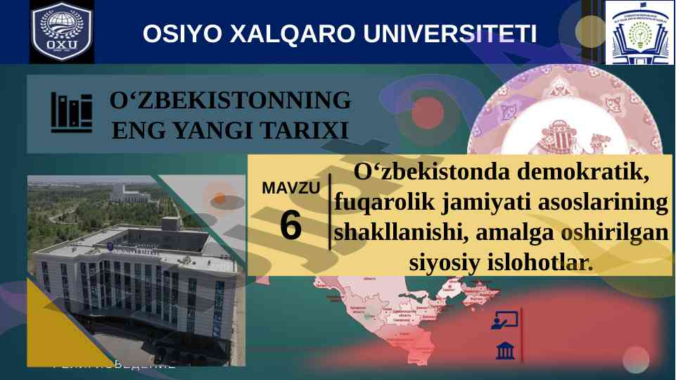 O'zbekistonda fuqarolik jamiyati va siyosiy islohotlar