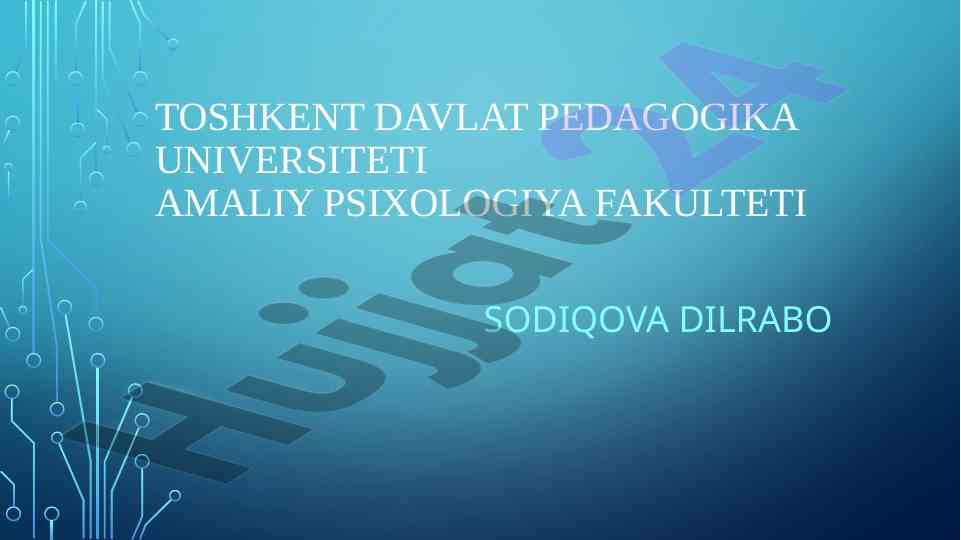 Pedagog kasbiy kompetentlik va uning tuzilishi