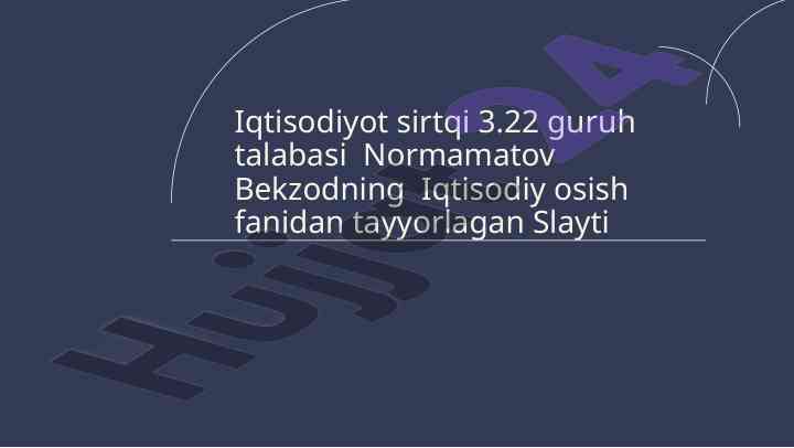Davlatlar orasida daromadlar taqsimoti