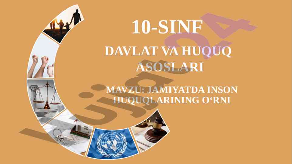 Jamiyatda inson huquqlarining oʻrni