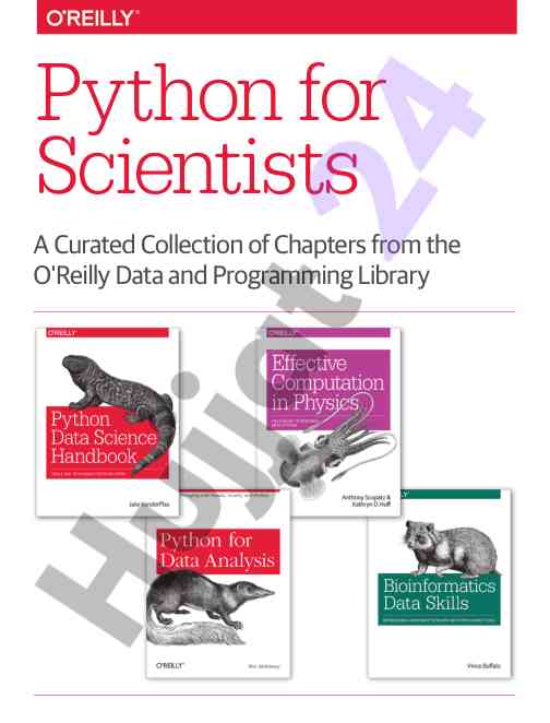 Python for scientists a curated collection of chapters