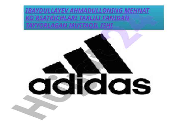 Adidas mchj tarixi va poyabzal innovatsiyalari