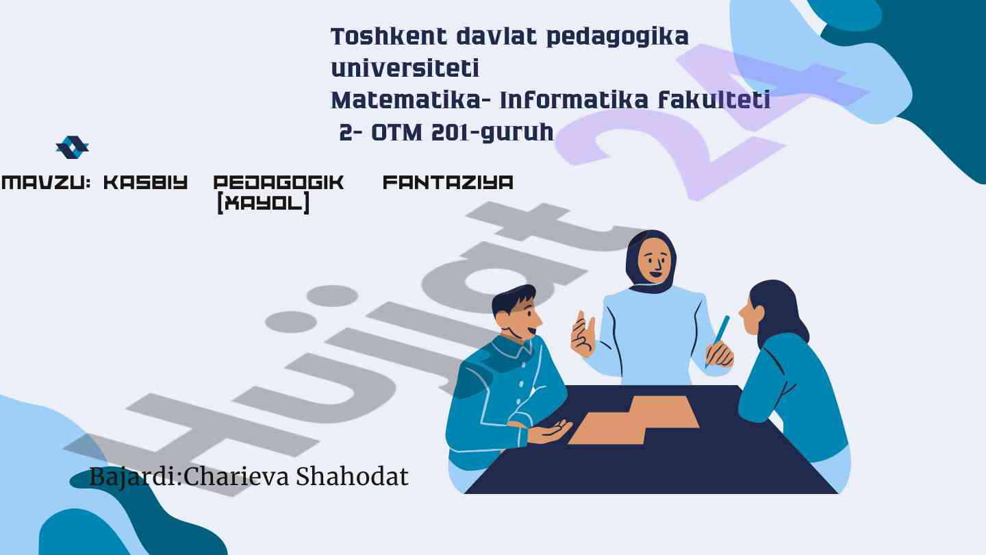 Kasbiy pedagogik fantaziya tushunchasi va rivojlanishi