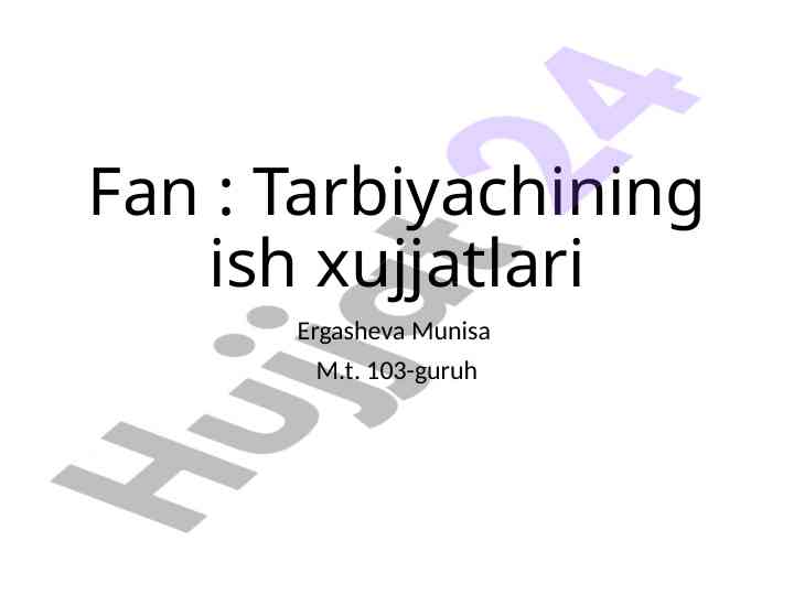 Maktabgacha ta'lim tashkilotlarida davlat talablar