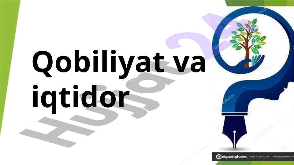 Qobiliyat va iqtidor tushunchalari va turlari