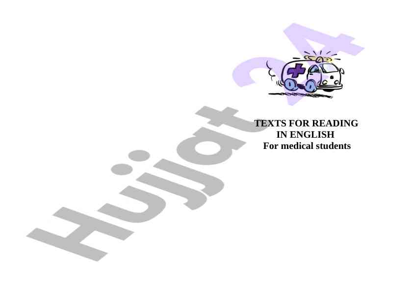 Reading materials in english for medical students