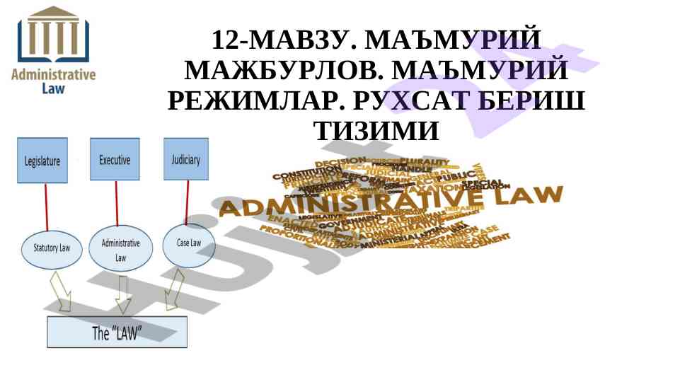 Ma'muriy majburlov va ruxsat berish tizimi