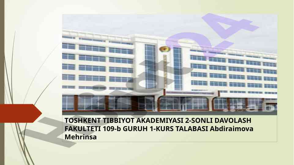 Bolalar jarrohlik faoliyatida muomala qilishga e'tibor