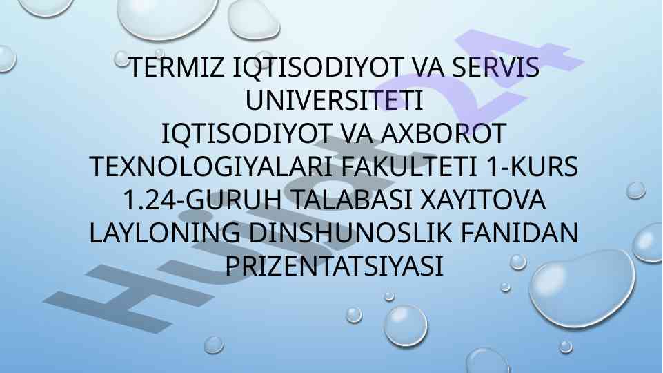 Din va hurfikrlilik tushunchalari tahlili