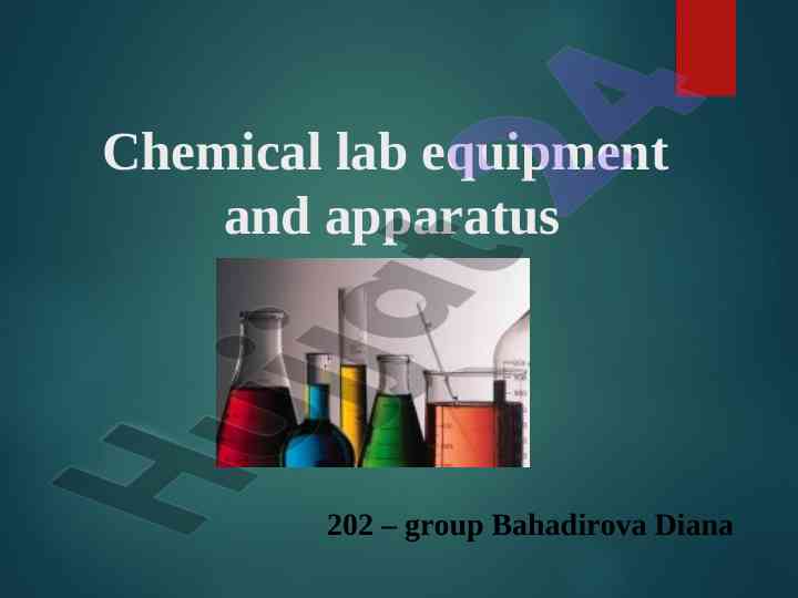 Essential chemical lab equipment and apparatus overview