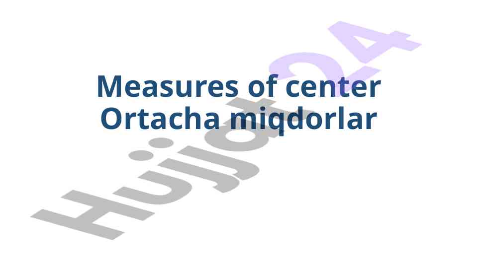 Ma'lumotlarni tartiblash va gistogrammalarni o'rganish