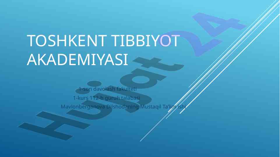 O‘zbekistonda saylovlarni o‘tkazish prinsiplari