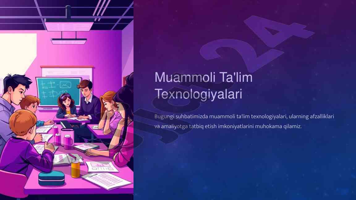 Muammoli ta'lim texnologiyalari va amaliyot