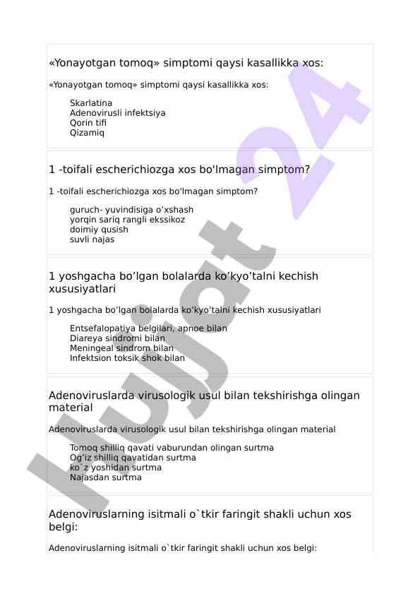 Yonayotgan tomoq simptomlari va kasalliklar
