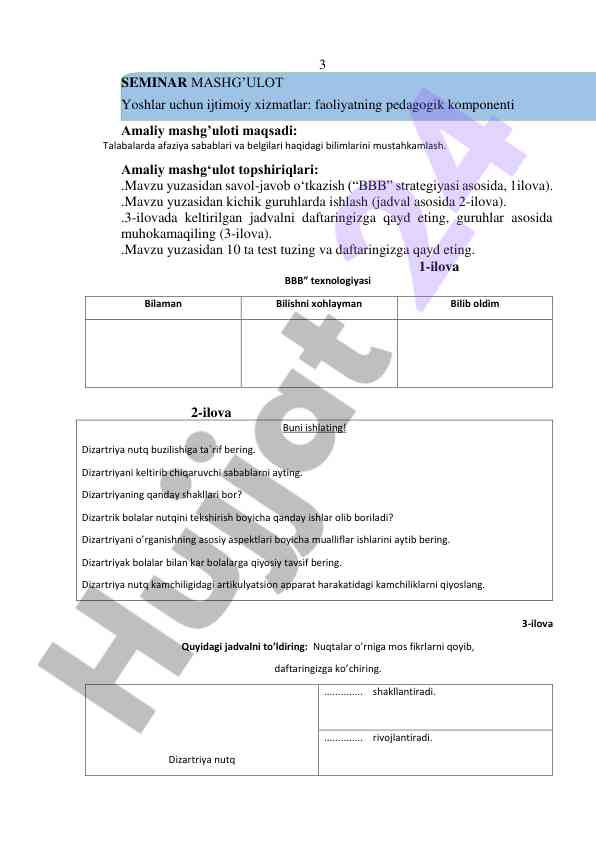 Talabalarda afaziya sabablari va belgilari