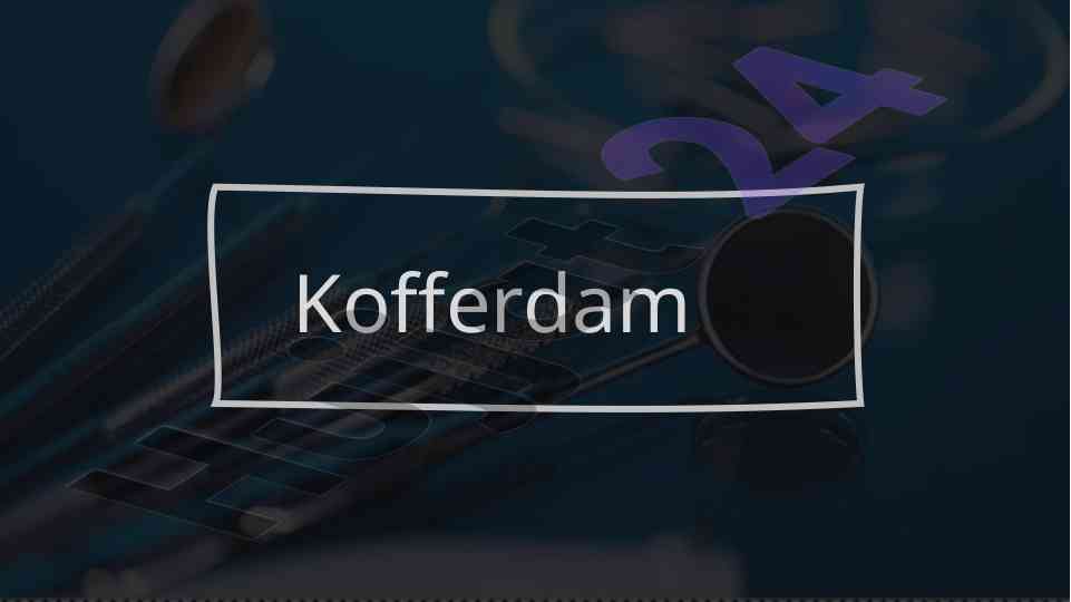 Kofferdam foydalanishining afzalliklari