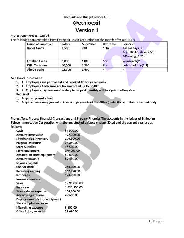 Payroll processing and financial transaction management