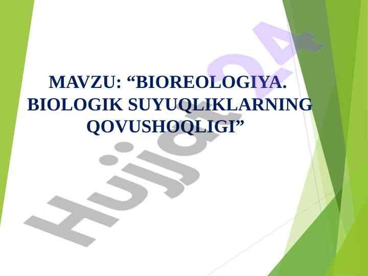 Bioreologiya biologik suyuqning qovushoqligi