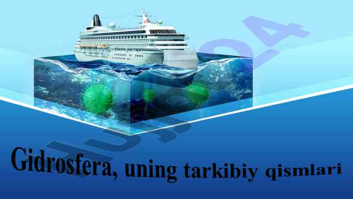 Gidrosferaning tarkibiy qismlari va okean suvlari