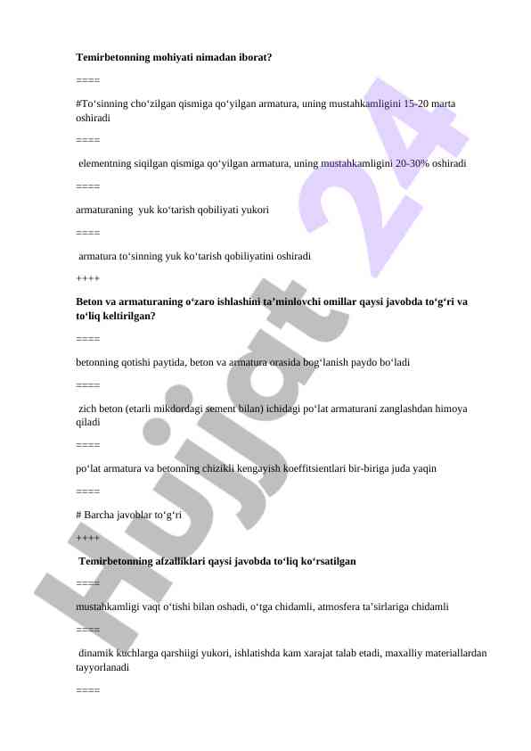 Temirbetonning mohiyati va afzalliklari