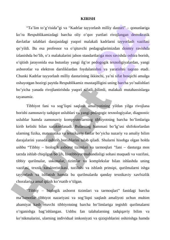 Ta'lim to‘g‘risida qonunlar va pedagogik texnologiyalar