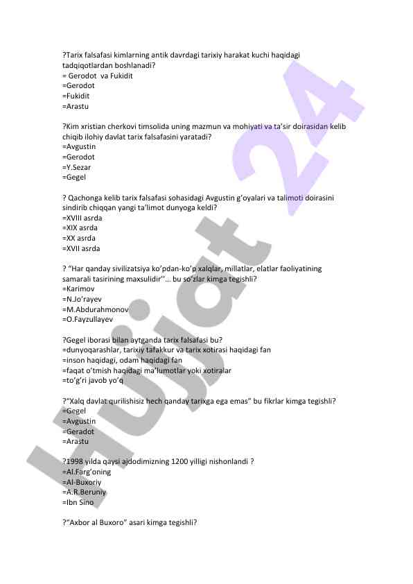Tarix falsafasining antik davr tarixi