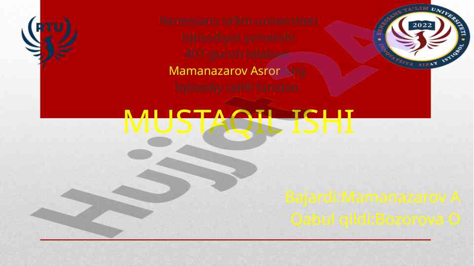 Mahsulot ishlab chiqarish hajmiga ta'sir etuvchi omillar