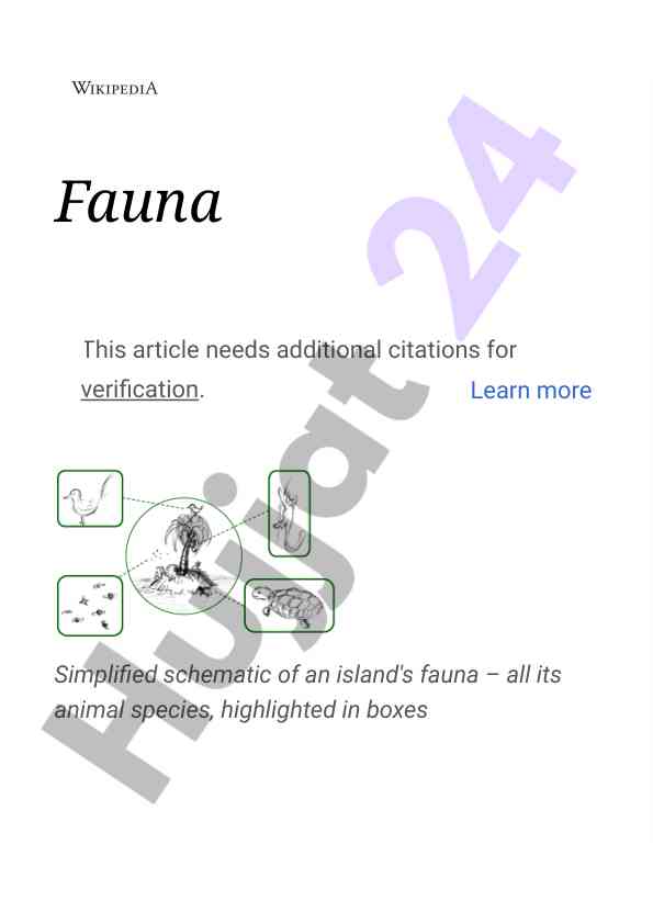 Understanding fauna and its importance in ecology