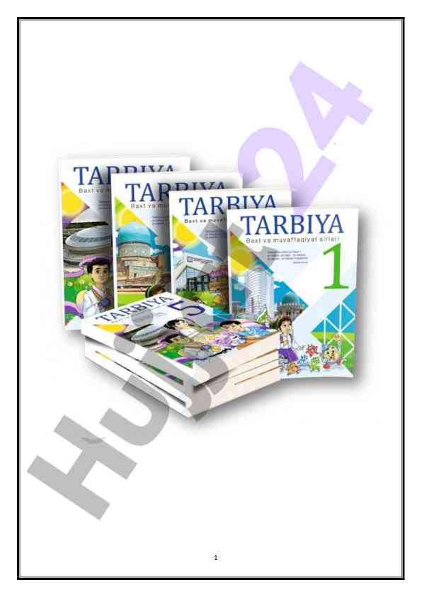 Tarbiya bo‘yicha o‘quv dars rejasi