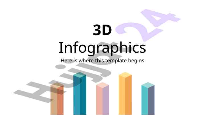 3d infographics solar system overview