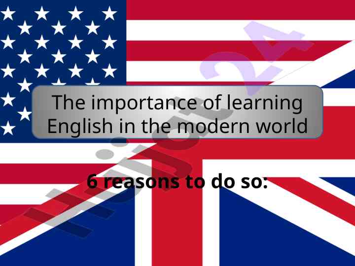 Importance of learning english in the modern world