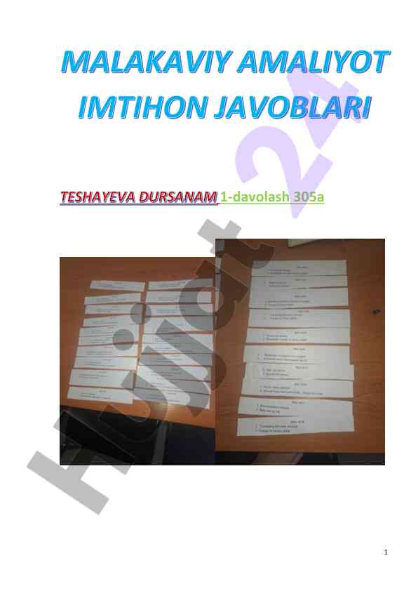 Qon bosimini o'lchash amaliyoti bo'yicha yo'riqnoma