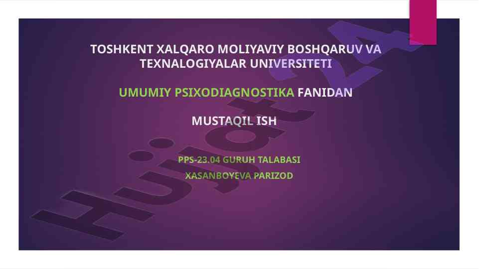 Baholash markazi va alt-baholash usullari