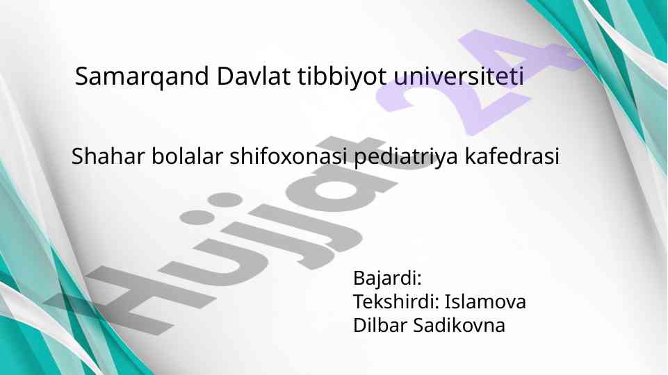 Mukovissidoz: genetik irsi kasallik va ta'sirlar