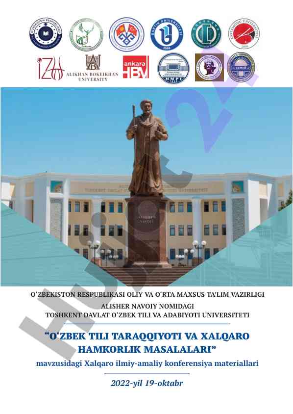 Xalqaro ilmiy-amaliy konferensiya materiallari 2022