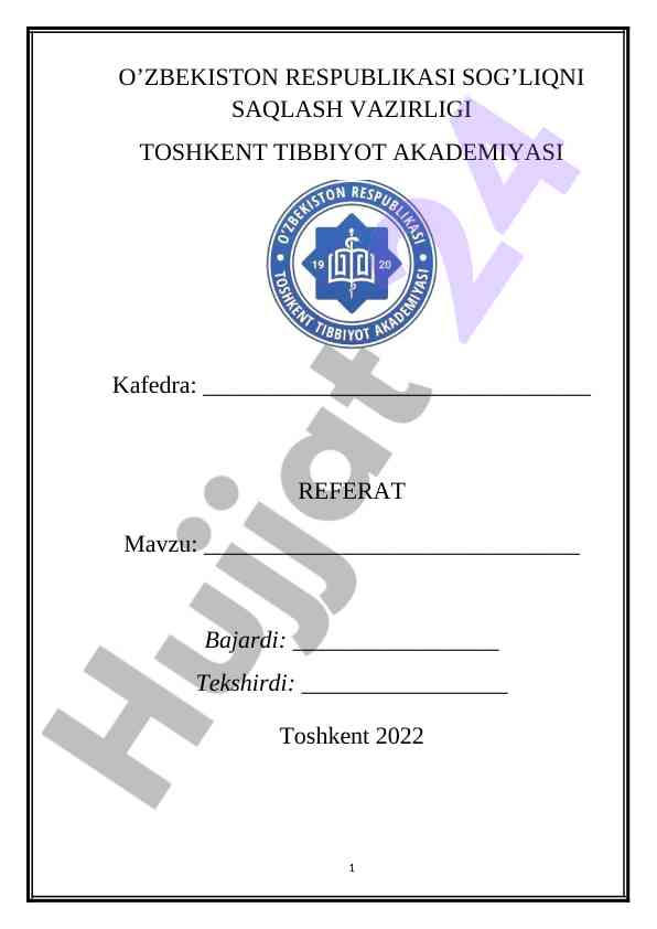 Klinik laborator tekshiruvi uchun materiallar
