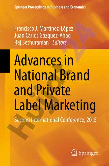 Advances in national brand and private label marketing