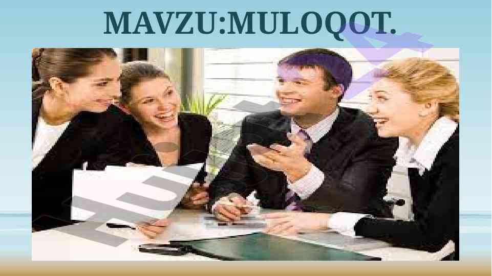 Muloqot va nutq haqida tushuncha turlari