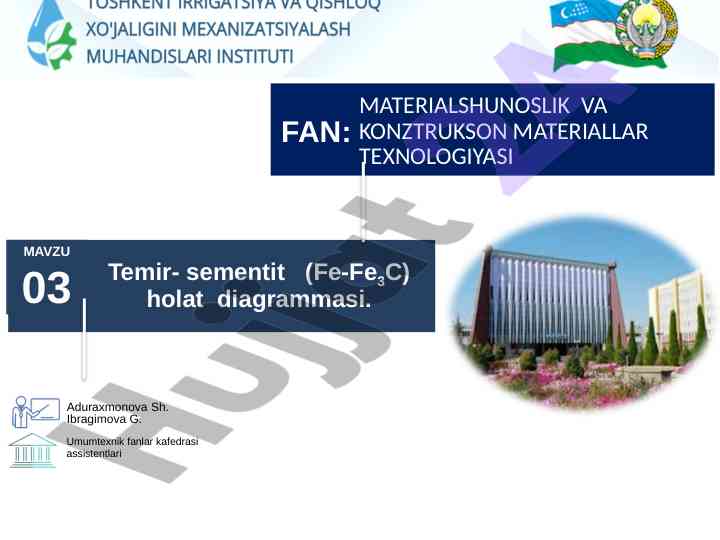 Fe-fe3c holat diagrammasi tahlili