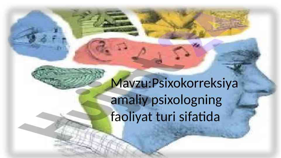 Psixokorreksiya amaliy psixologning faoliyat turi
