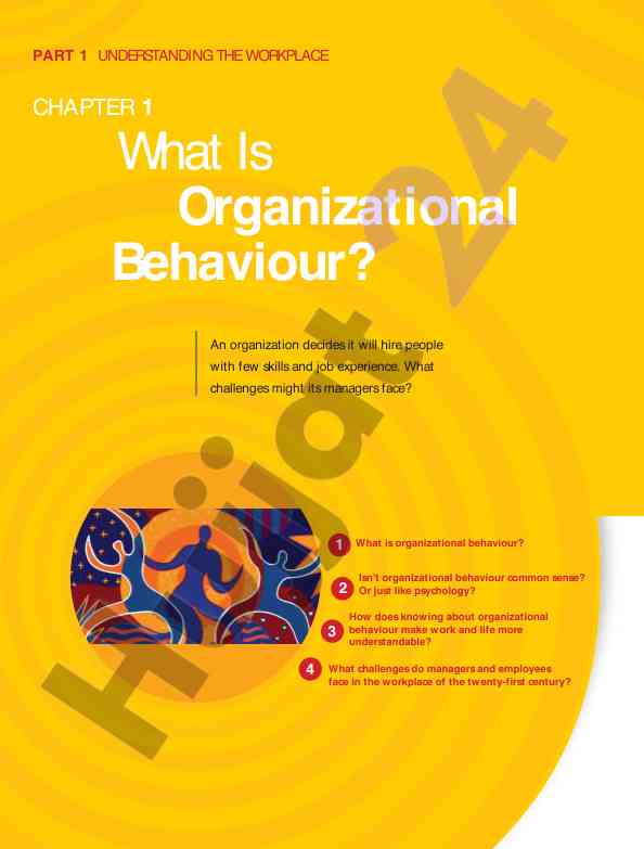 Organizational behaviour understanding and challenges