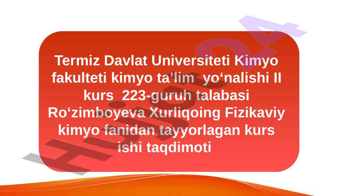 Galvanik elementlar elektr yurituvchi kuchini aniqlash